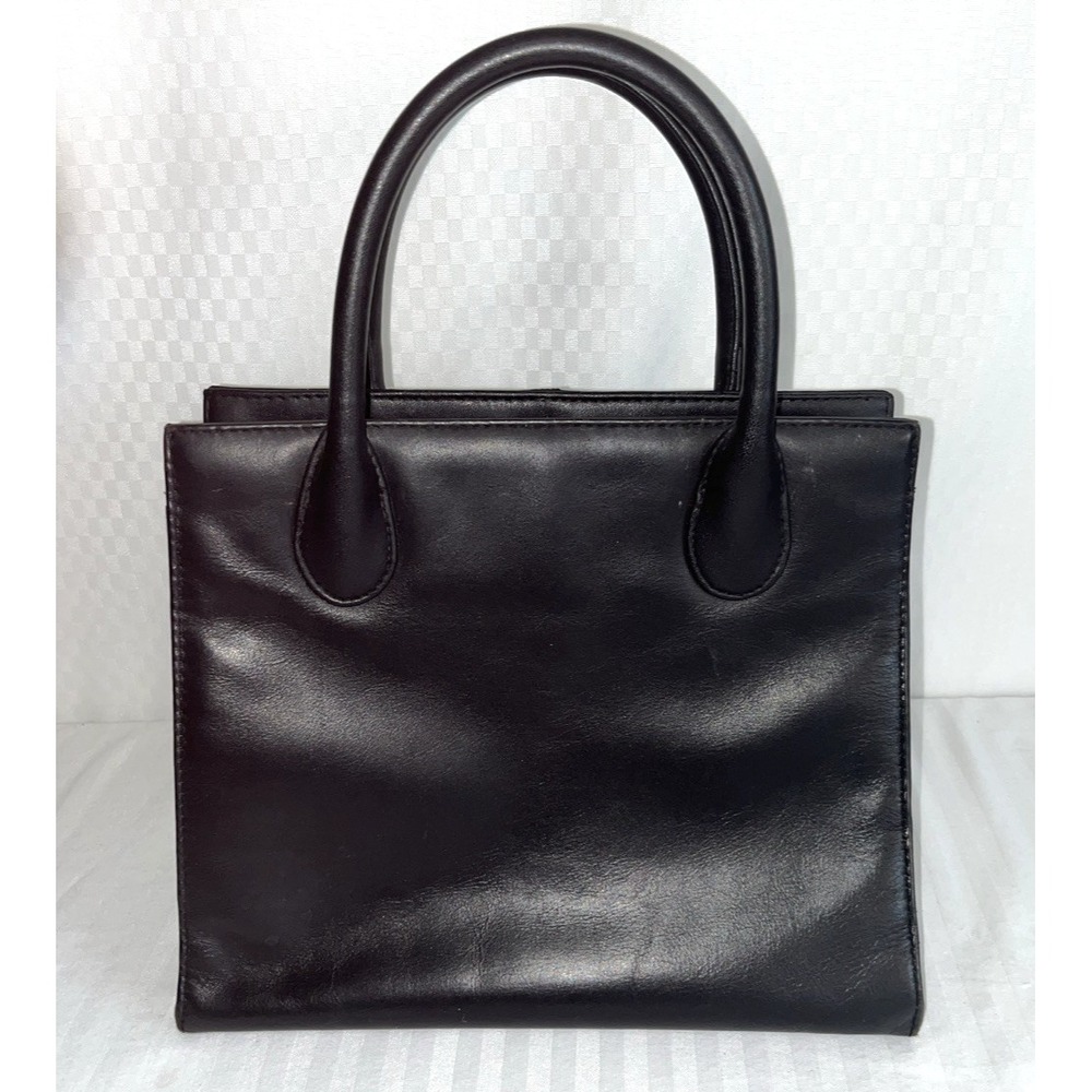 Vintage Giani Bernini Women's cute Black leather handbag used